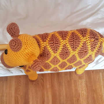 3in1 Safari Giraffe Baby Blanket Crochet Pattern