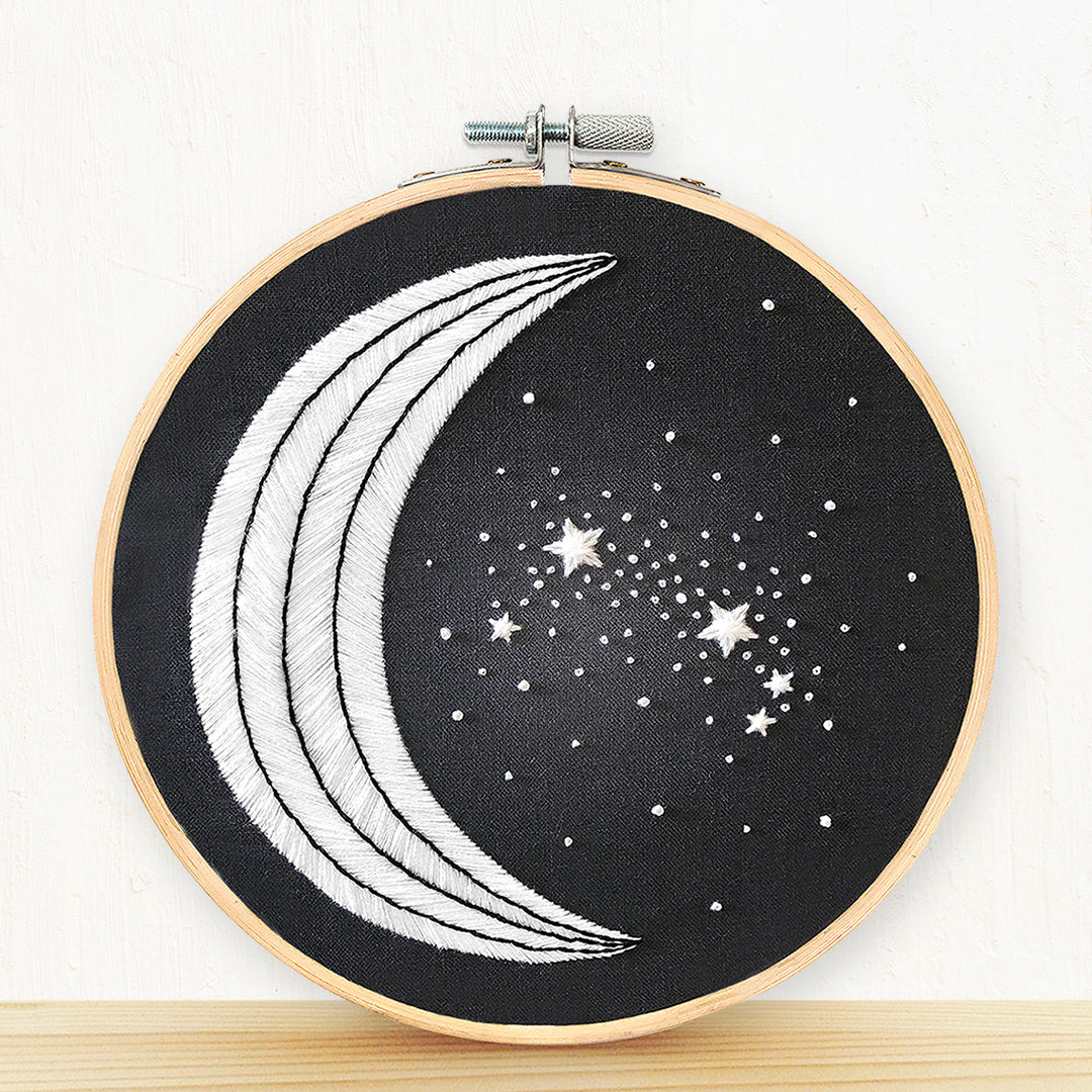 Embroidery and Sage Aries Zodiac Embroidery Kit - 8 1/4in W x 8 1/4in L x 3/8in D
