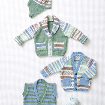 Jackets, Gilet & Hat in King Cole DK - 5087pdf - Downloadable PDF
