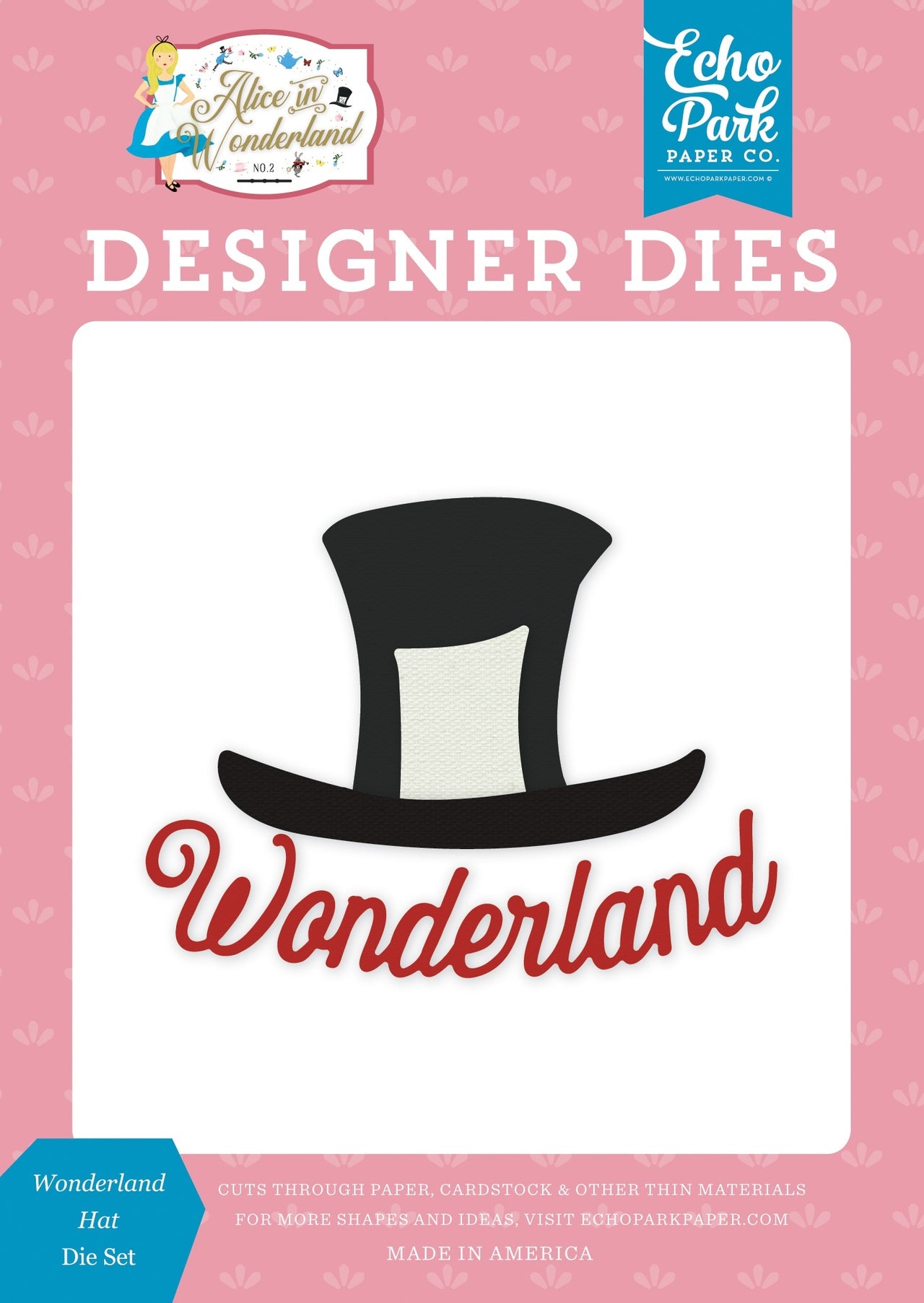 Echo Park Paper Echo Park Dies - Wonderland Hat, Alice In Wonderland