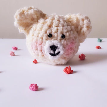 Teddy head charm