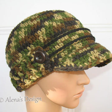 Visor Beanie with Ribbed Brim