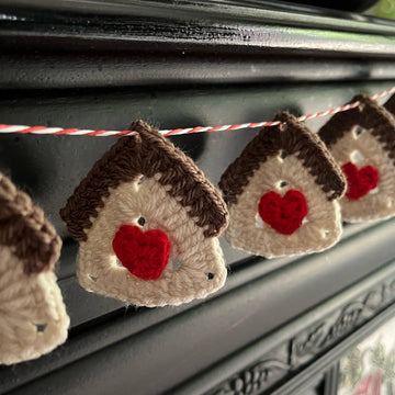 Little Ginger Bread House Appliques For Garlands
