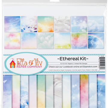 Reminisce Ella & Viv Collection Kit 12"X12" - Ethereal