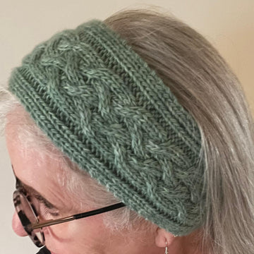 Evergreen Cable Headband