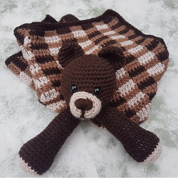 Barry The Bear Baby Lovey Security Blanket