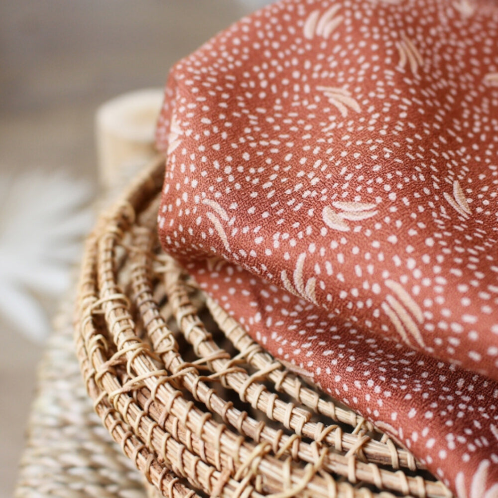 Atelier Brunette Viscose Crepe Dune Chestnut