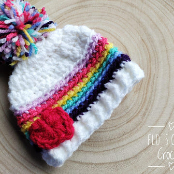 Rainbow Sweetheart Beanie