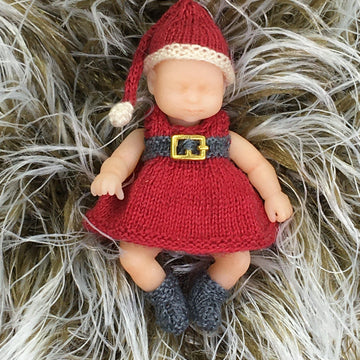 1:12 Christmas doll's house baby set