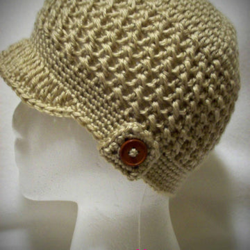 Button Up Newsboy Beanie