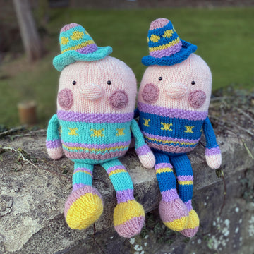Big Humpty Dumpty Toy Easter Knitting Pattern
