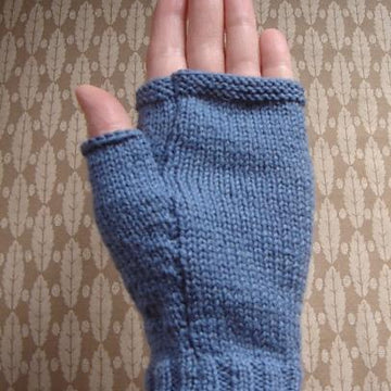 Panda Face fingerless gloves/mitts