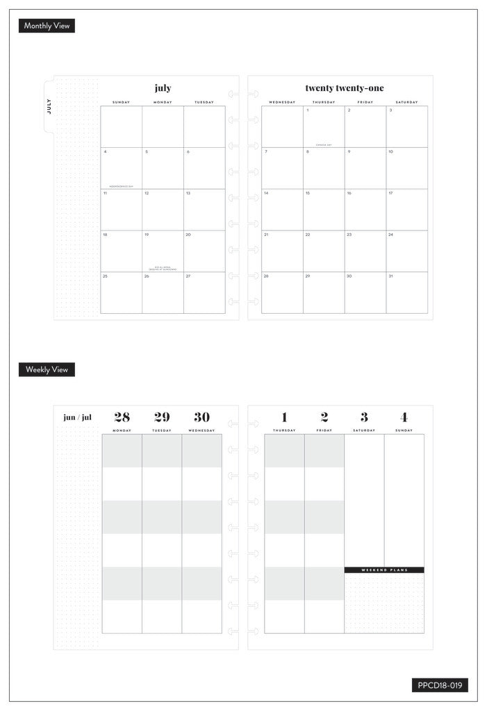 The Happy Planner Girl With Goals Classic 18 Month Planner