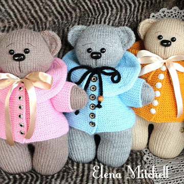 Toy Animal Pattern Knitted Bear