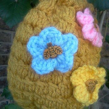 Beehive Drawstring Purse