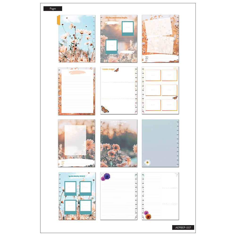 Me & My Big Ideas Happy Memory Keeping Retro Blooms Big Memory Keeping Extension Pack