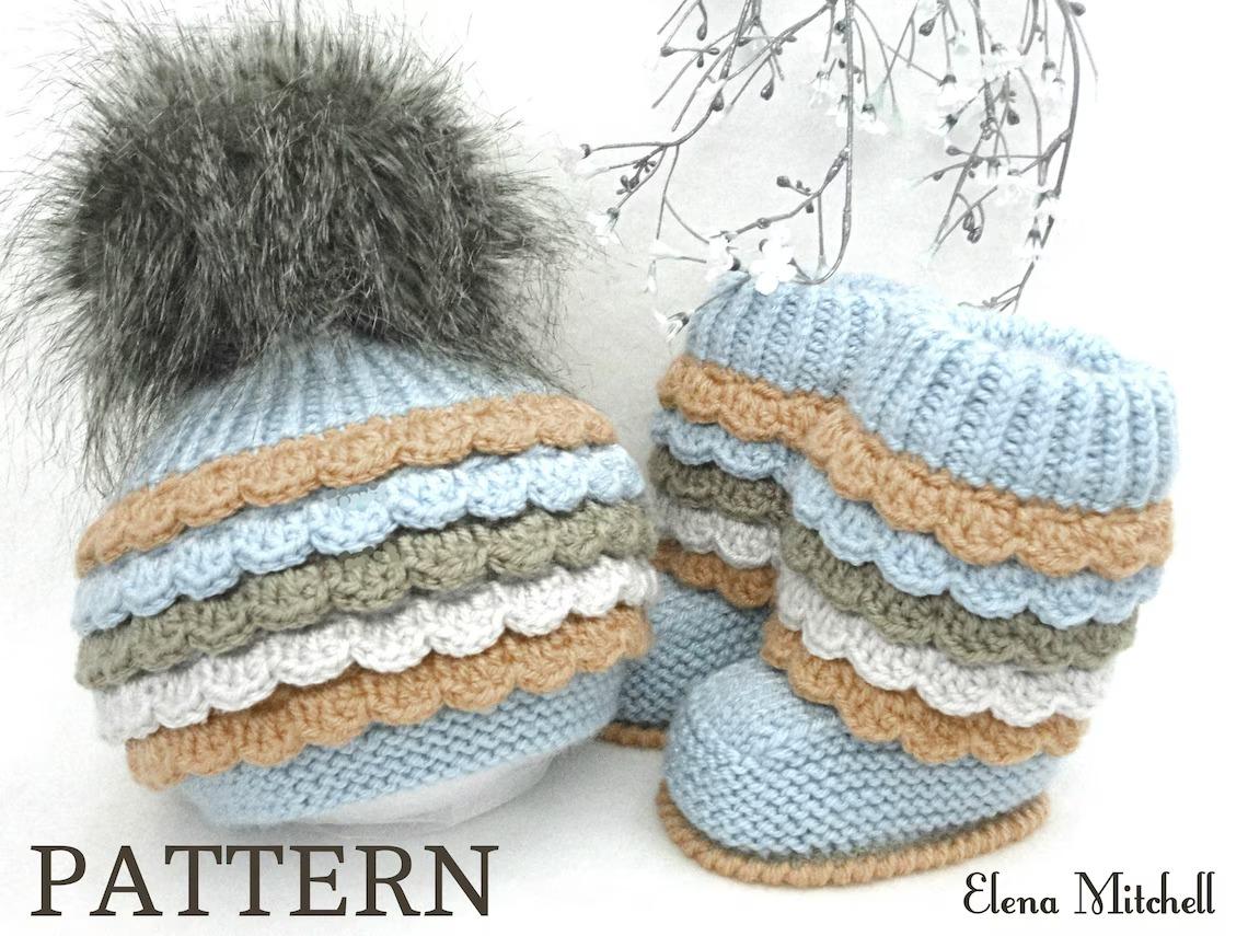 Knit Crochet Baby Hat Baby Uggs Pattern