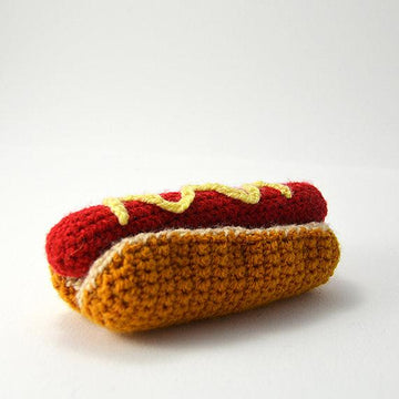 Hotdog Crochet Pattern, Hotdog Amigurumi, Fast Food Crochet Pattern, Fast Food Amigurumi