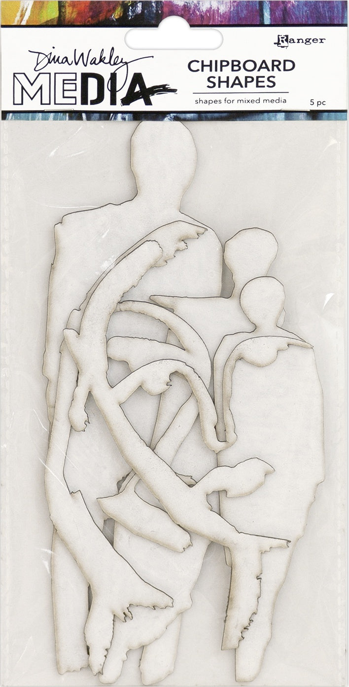 Ranger Dina Wakley Media Chipboard Shapes - Persona