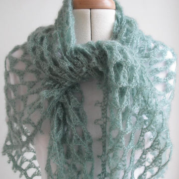 Angel's triangles shawl