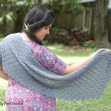 Mermaid Tears Shawl