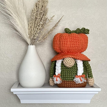 Pumpkin Gnome Crochet Pattern