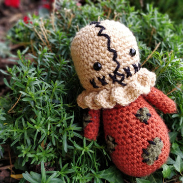 Halloween Dolls Set crochet amigurumi collection Dracula Vampire Frankenstein Monster Mummy Scarecrow Voodoo Doll and Witch