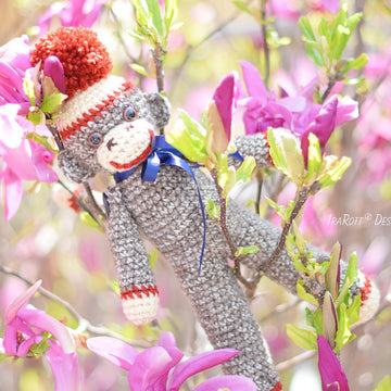 Spunky The Little Sock Monkey Amigurumi