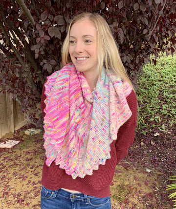 Color Swirl Shawl