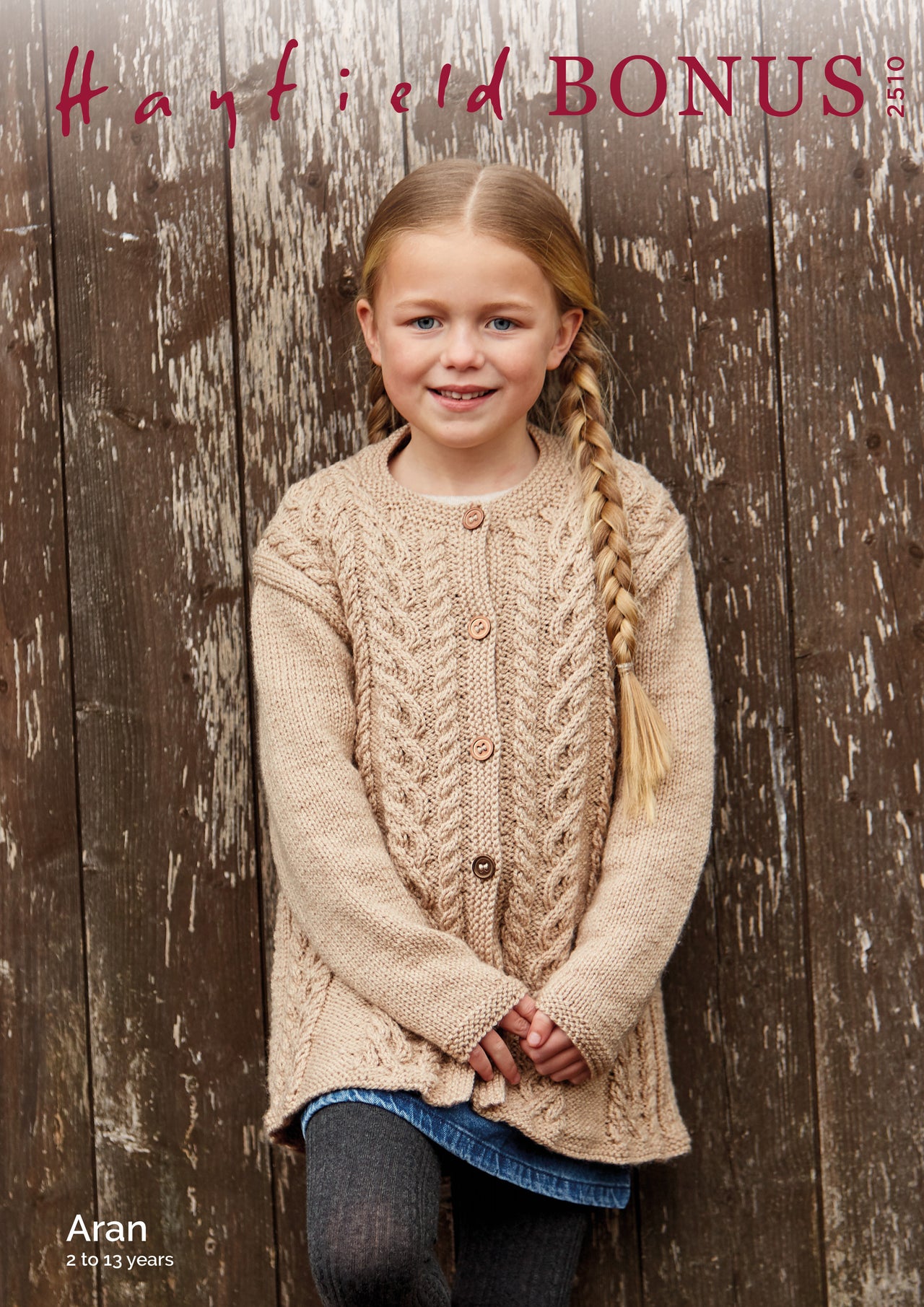 Cardigan in Hayfield Bonus Aran 100g - 2510 - Leaflet