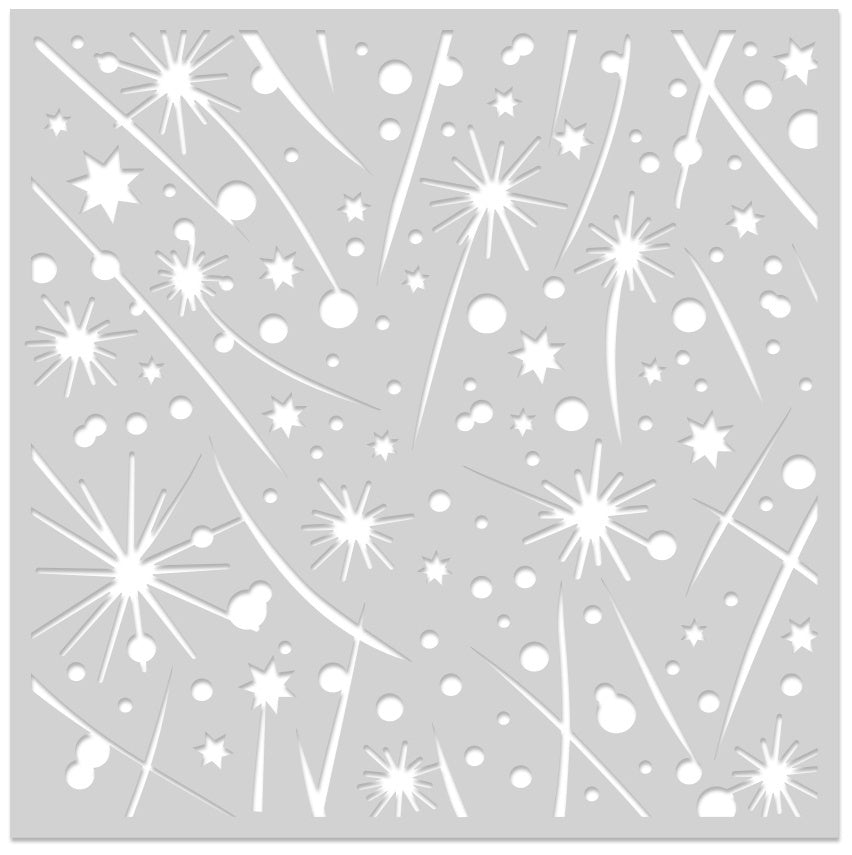 Hero Arts Stencil 6"X6" - Shooting Star