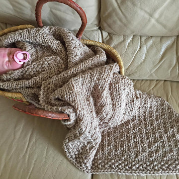 Dot Stitch Baby Blanket