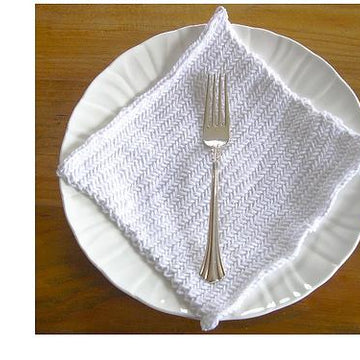Knitted napkins