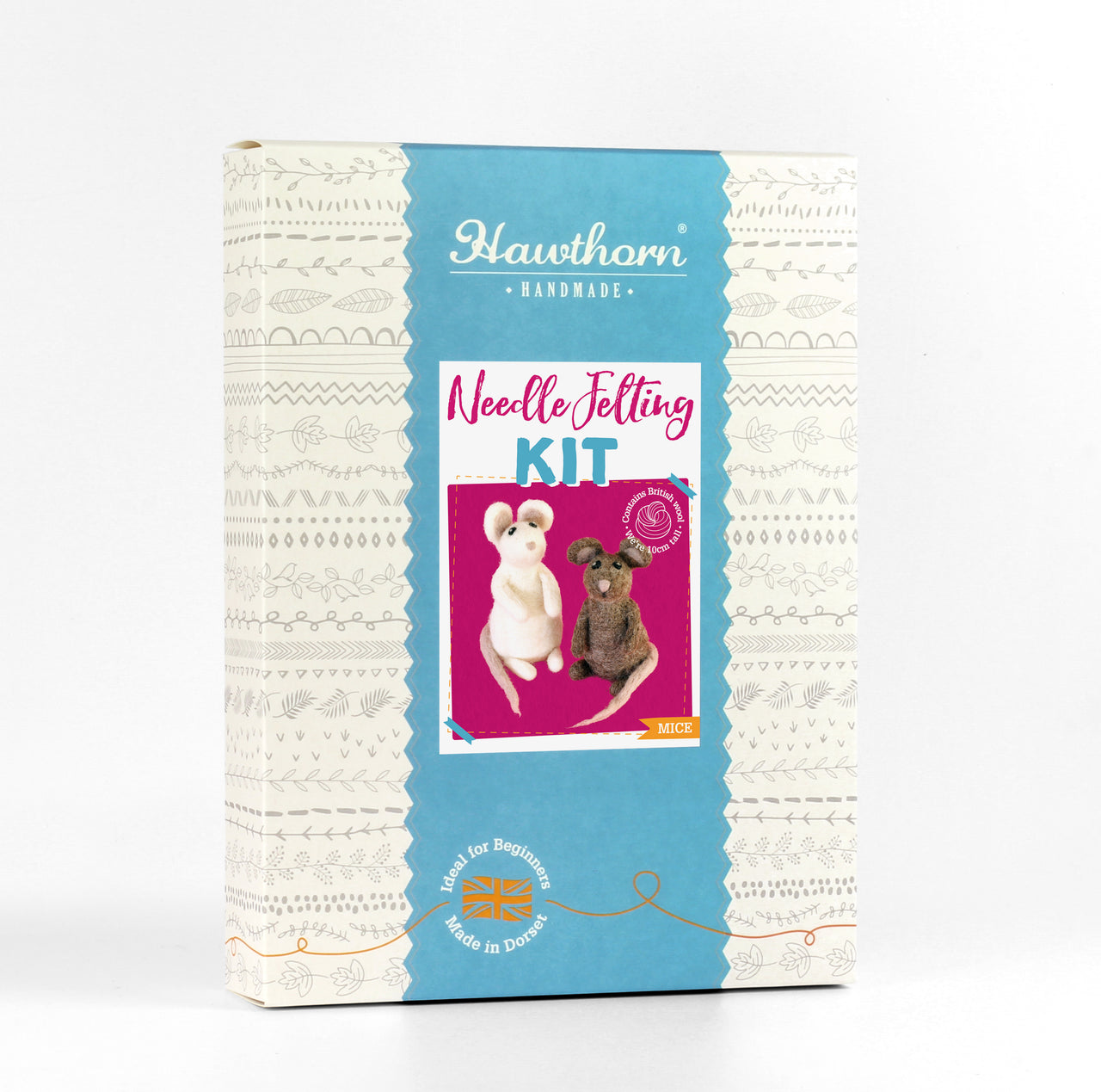 Hawthorn Handmade Mice Needle Felting Kit
