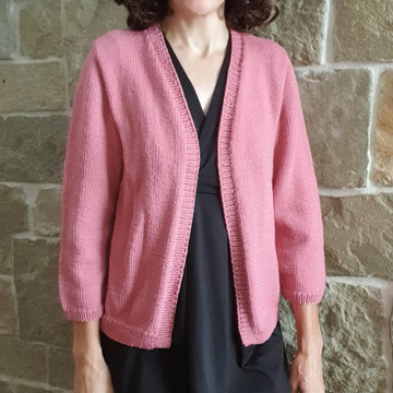 Adele - ladies 8ply classic cardigan