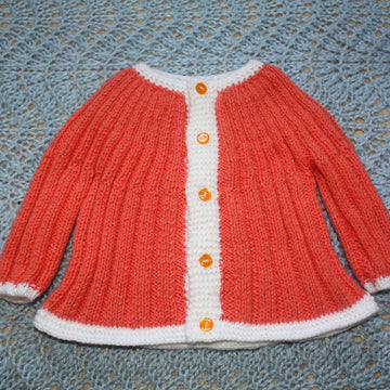 Easy Rib Knit Cardigan and Bonus Toque