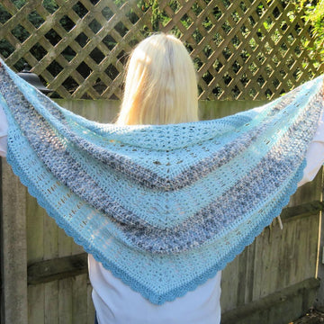 Simply Iris Shawl