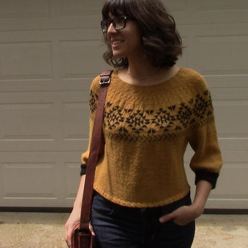Geometric Yoke Sweater