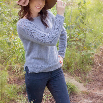 Lace Sleeve Sweater