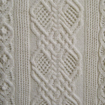 Sante Fe Mesh and Cable Shawl