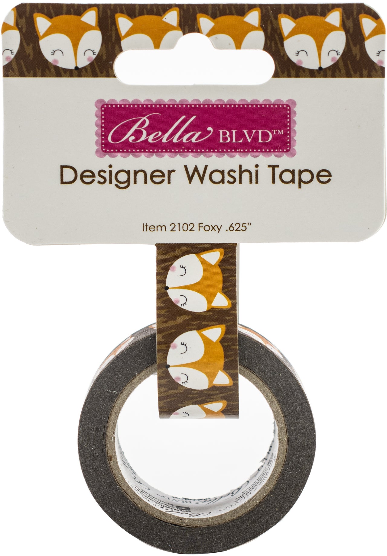 Doodlebug Let's Go On An Adventure Washi Tape .625"X30' - Foxy