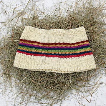 Striped Barn Cowl