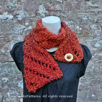 Wild Flame scarf