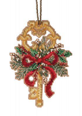 Mill Hill Wnter Key Cross Stitch Kit - 3.5.inw x 5in