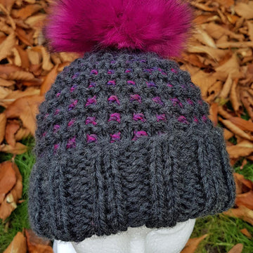 Blackberry Bobble Hat