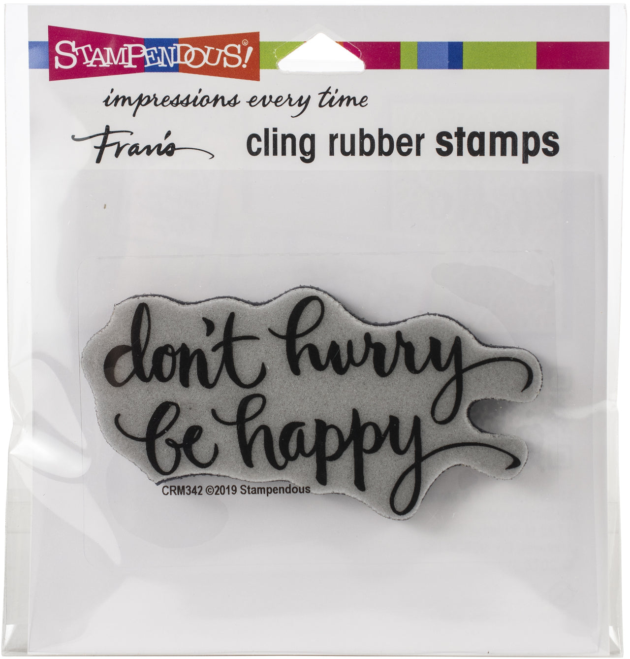 Stampendous Cling Stamp - Be Happy