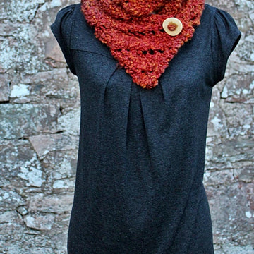 Wild Flame scarf