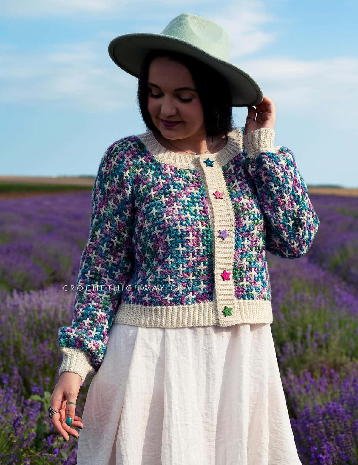 Tic Tac Toe Cardigan