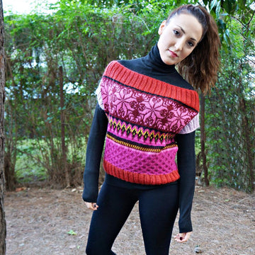 Burst of colors vest