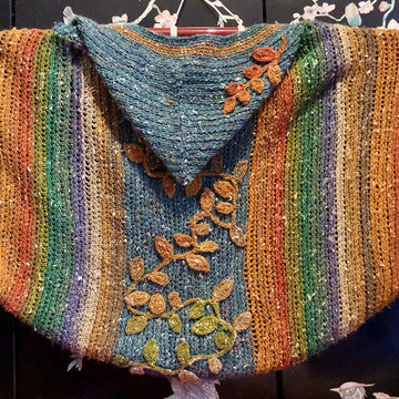 Autumn Leaves Hooded Shrug